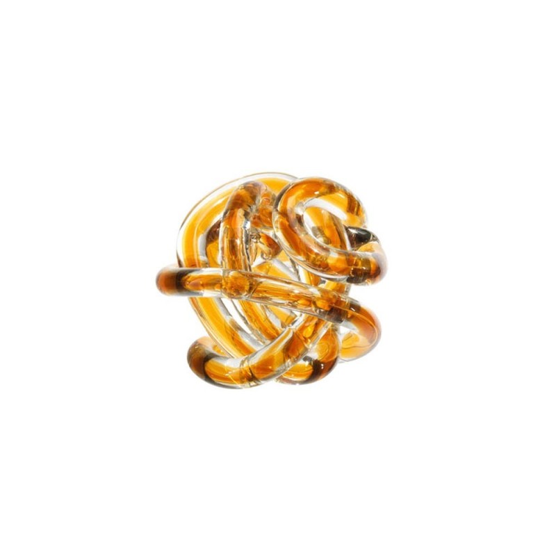 IL NODO DELL'AMORE DIAM. 8CM AMBRA 