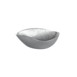 Onlylux Coppa Nicchio grigio con interno argento Ø 20 cm