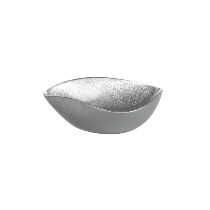 Onlylux Coppa Nicchio grigio con interno argento Ø 20 cm