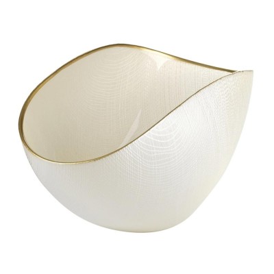 Centrotavola Burano 38x11 cm Perla Filo Oro Onlylux |...