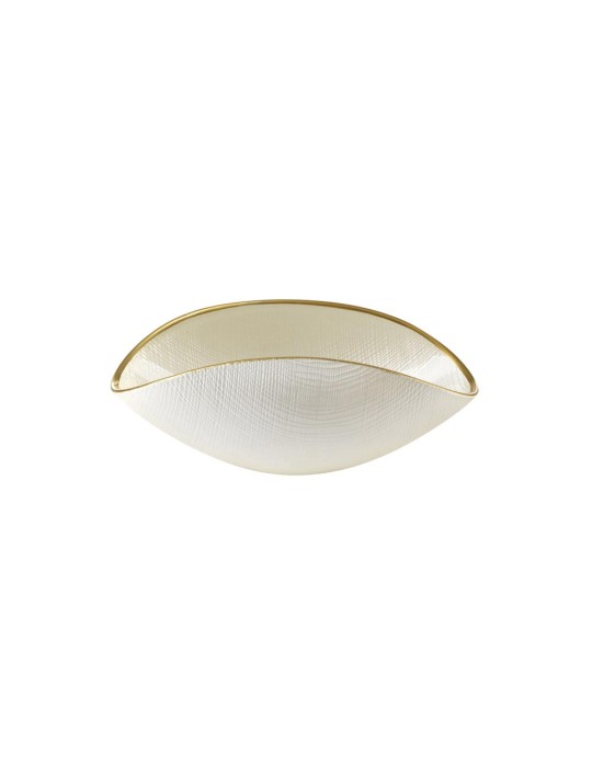 BURANO BIANCO PERLA F/ORO  COPPETTA 20x12