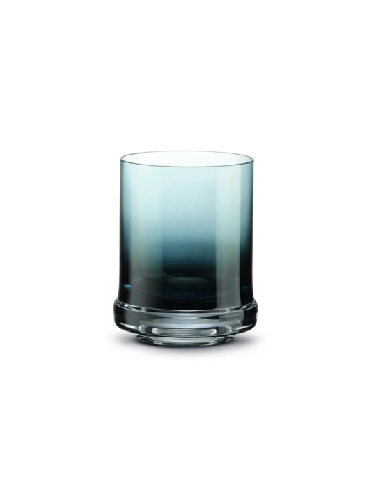 SET 2 BICCH ACQUA 290ML VETRO COLOR BOX DARK BLUE