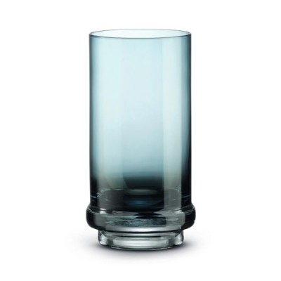 Set 2 Bicchieri Bibita Dark Blue in Vetro – Pozzi Milano