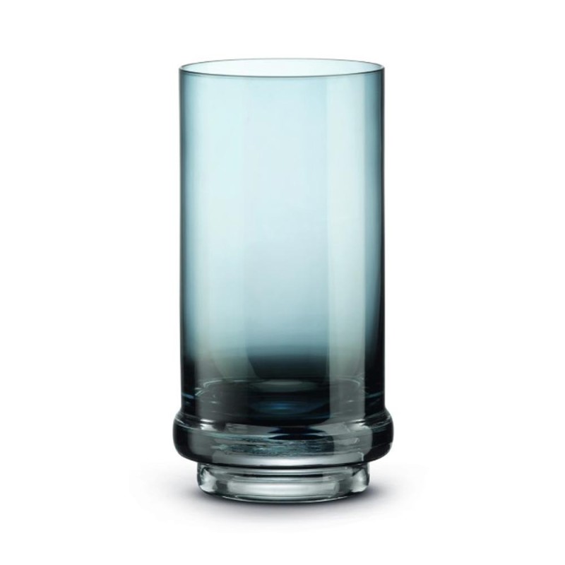 Set 2 Bicchieri Bibita Dark Blue in Vetro – Pozzi Milano