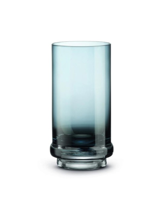 Set 2 Bicchieri Bibita Dark Blue in Vetro – Pozzi Milano