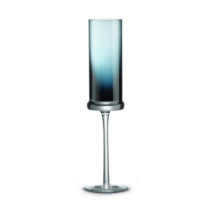Pozzi Milano 2 bicchieri da champagne Dark Blue da 190 ml