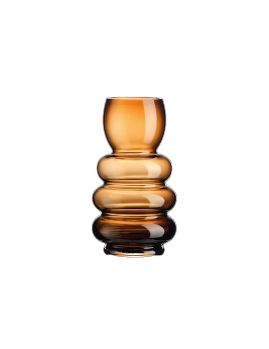 VASO IN VETRO GIFT BOX AMBRA