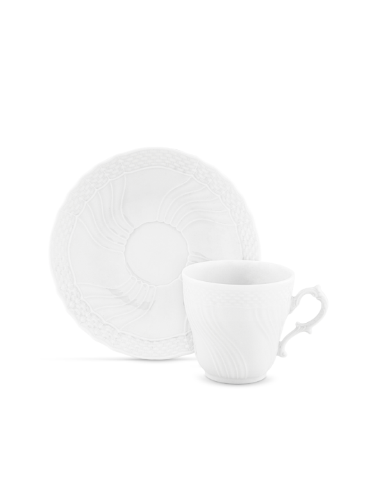 002RG00 FTZ301010 Set 6 tazze caff� con piattino