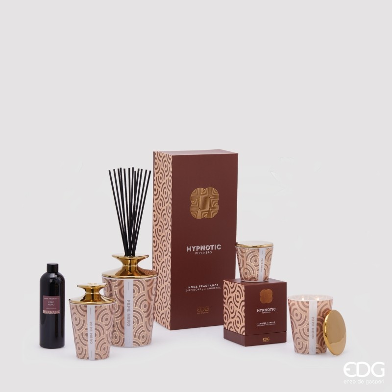 Candela Hypnotic Pepe Nero in Ceramica e Cera...