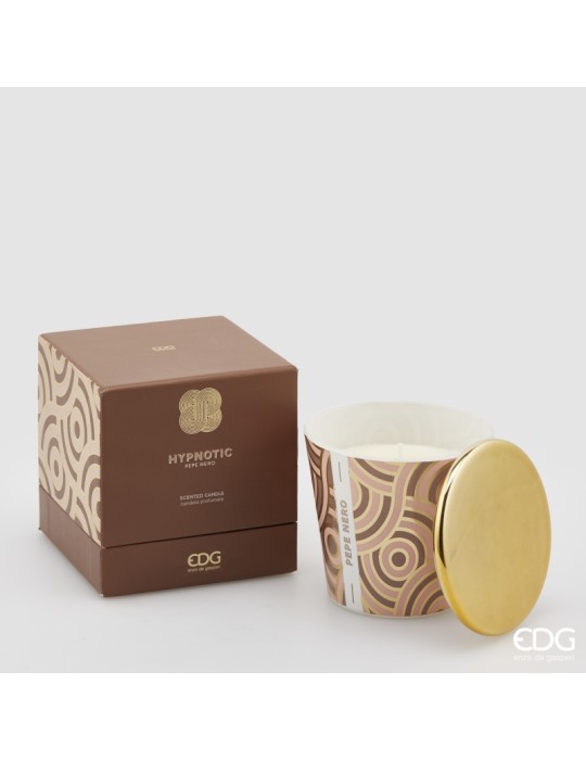 Candela Hypnotic Pepe Nero in Ceramica e Cera...