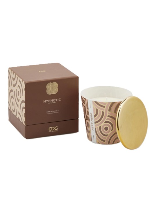 Candela Hypnotic Pepe Nero in Ceramica e Cera H9 cm – EDG Enzo De Gasperi