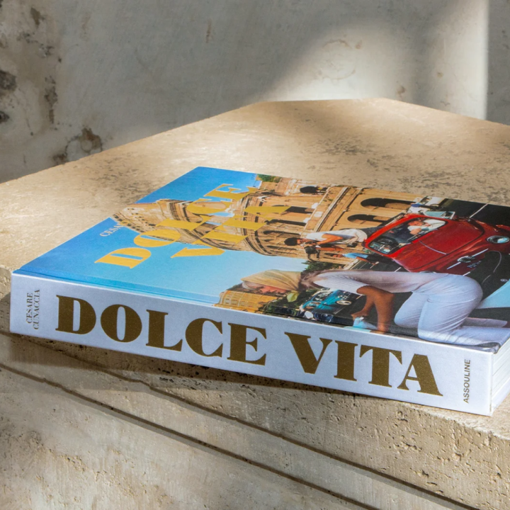 Assouline Libro Dolce Vita copertina in seta