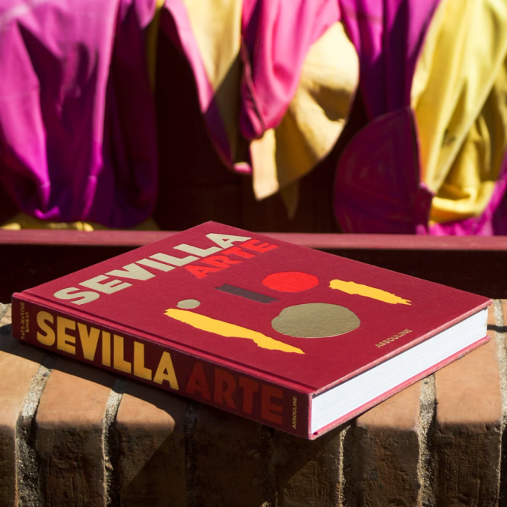 Assouline Libro Sevilla Arte copertina in lino