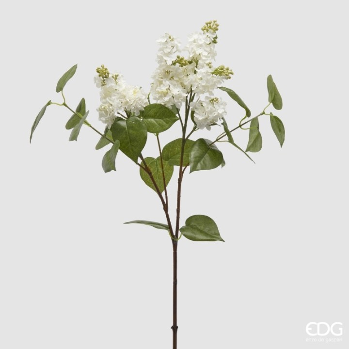 EDG Ramo artificiale di lillà con foglie alto 66 cm