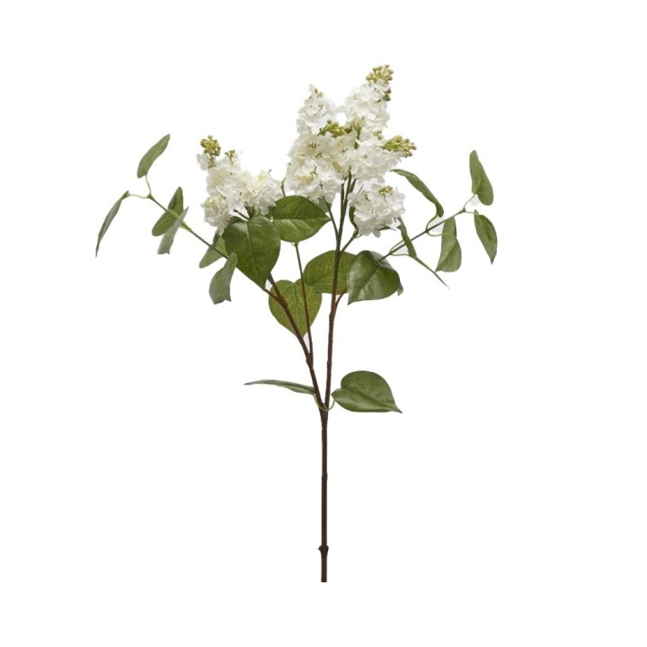 EDG Ramo artificiale di lillà con foglie alto 66 cm