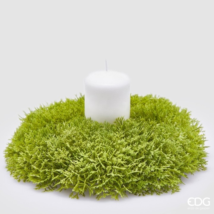 EDG Enzo De Gasperi Girocandela corona di muschio Ø 23 cm