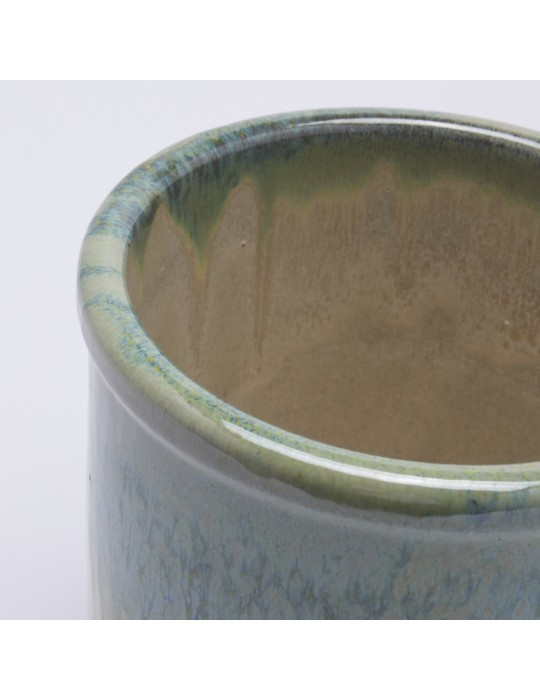 Vaso Cilindrico Glaze 18x18 cm in Ceramica...