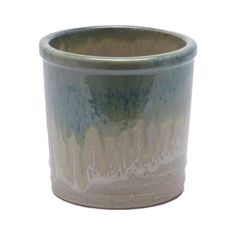 Vaso Cilindrico Glaze 18x18 cm in Ceramica Smaltata - Enzo De Gasperi (EDG)