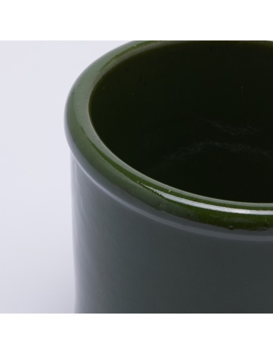 Vaso Cachepot in Ceramica Glaze Cilindro H18...