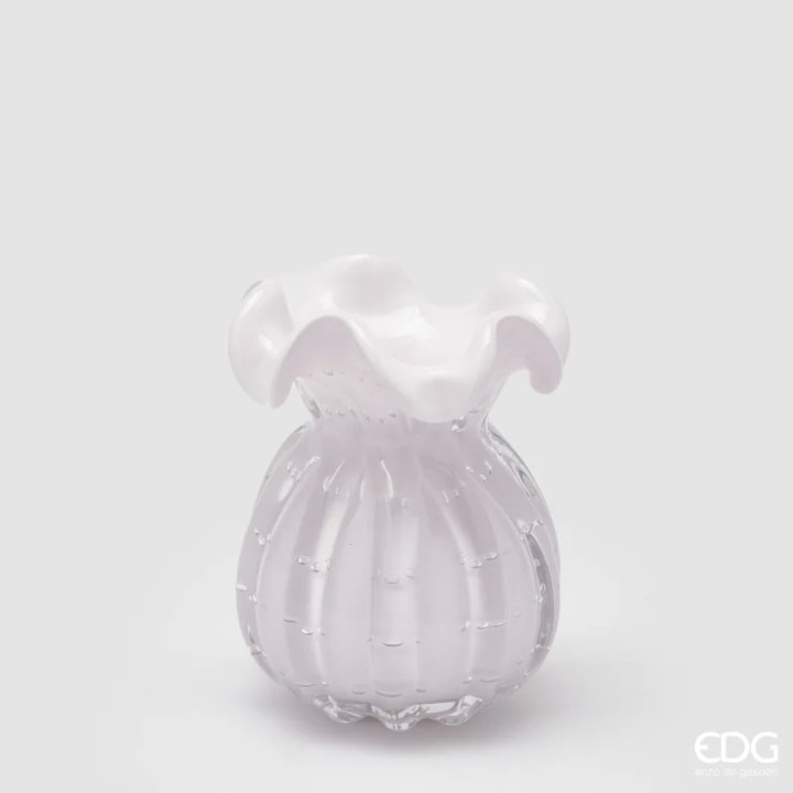 EDG Enzo De Gasperi Vaso Sacchetto rosa alto 14 cm