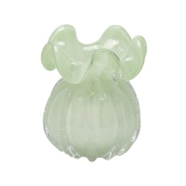 EDG Enzo De Gasperi Vaso Sacchetto verde alto 14 cm