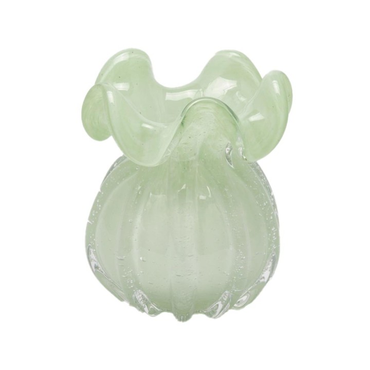 EDG Enzo De Gasperi Vaso Sacchetto verde alto 14 cm