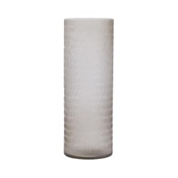 EDG Enzo De Gasperi Vaso Intagli in vetro tortora alto 60 cm