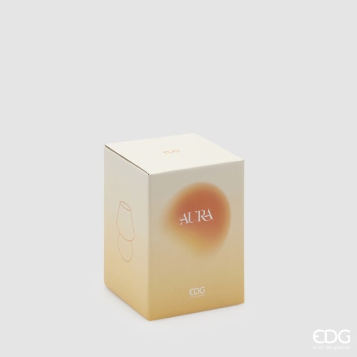 EDG Abat-jour Aura vetro satinato trasparente 15 cm