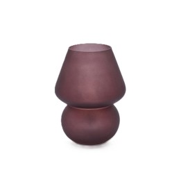 EDG Abat-jour Aura vetro satinato malva 15 cm