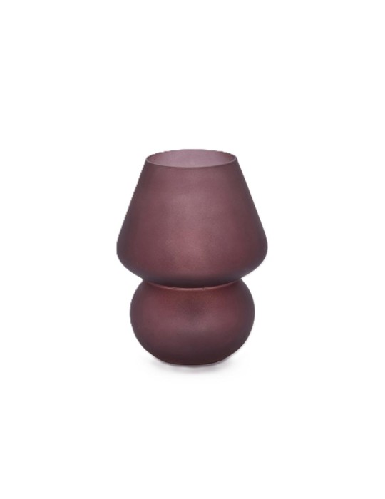 Lampada da Tavolo Abat Jour USB Satinata Malva | EDG