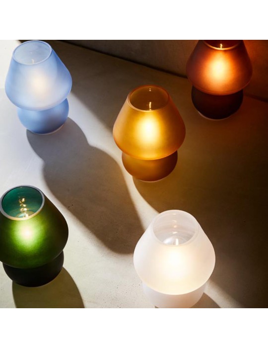 Lampada da Tavolo Abat Jour USB Satinata...