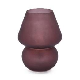 EDG Lampada Aura ricaricabile porpora alta 20 cm