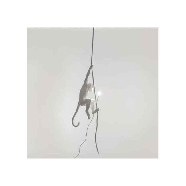 LAMPADA IN RESINA "MONKEY LAMP" Cm.37x25 h.76,5 -