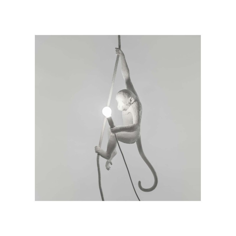 LAMPADA IN RESINA "MONKEY LAMP" Cm.37x25 h.76,5 -