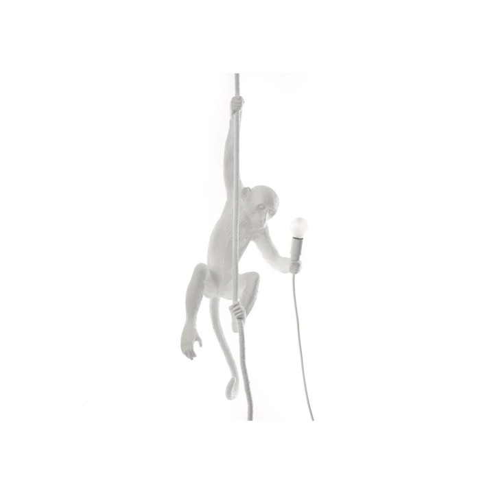 Seletti Monkey Lamp con corda da soffitto 76,5 cm