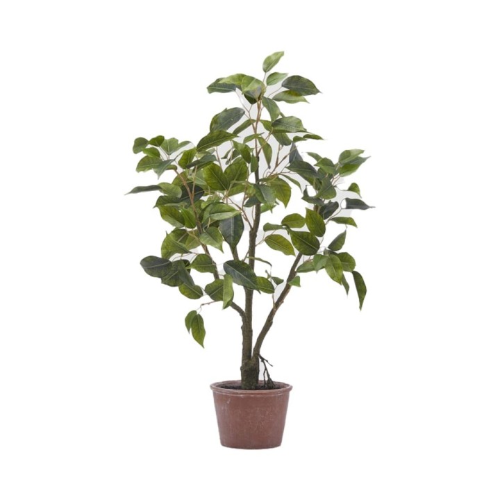EDG Enzo De Gasperi Ficus artificiale con vaso alto 60 cm