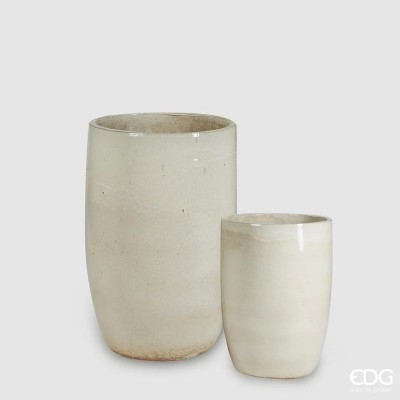 Vaso Glaze Rotondo in Ceramica H37 cm - EDG Enzo De Gasperi 2