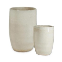EDG Vaso Glaze rotondo in ceramica alto 37 cm