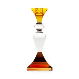 Emò Italia Candeliere Ghiaccio ambra alto 17,5 cm