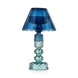 Emò Italia Candeliere Luxor Round blu alto 23,8 cm