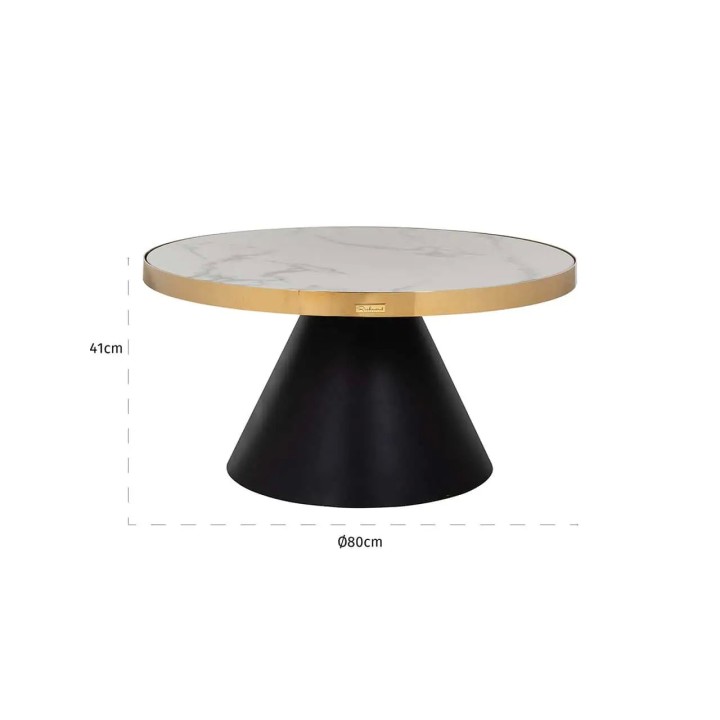 Richmond Tavolino Odin 80 × 80 cm
