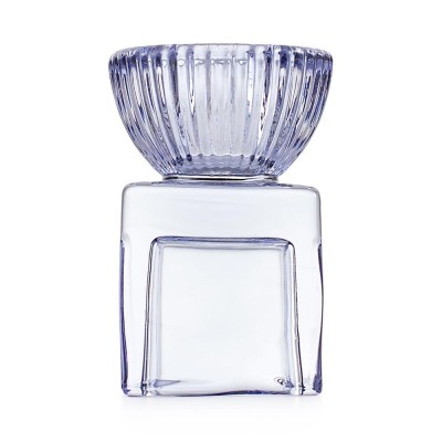 CANDELIERE MINI CUBO 5X5X7.5 BLU