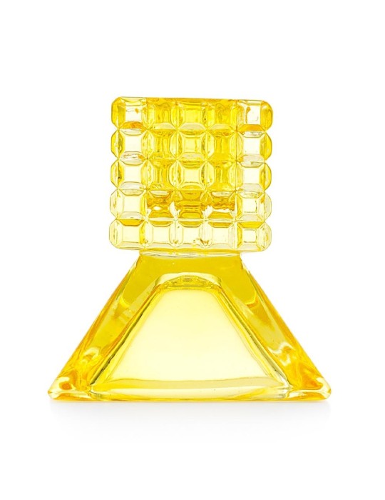 CANDELIERE MINI TRIANGOLO 6X6X6 GIALLO