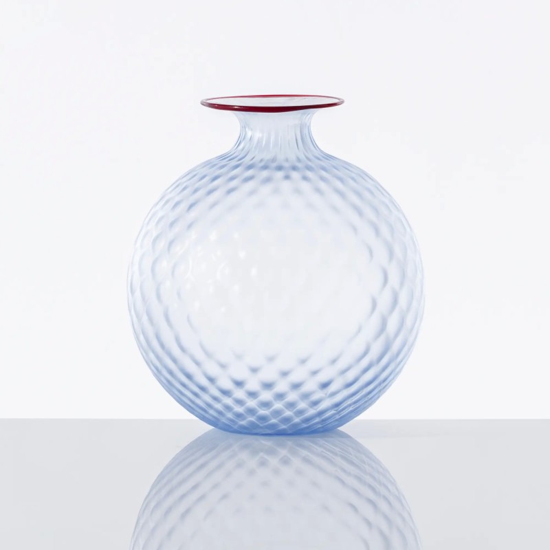 Vaso Monofiore Balloton Color Iceberg in Vetro...