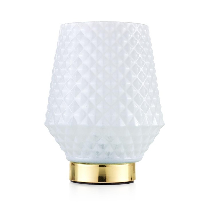 Emò Italia Lampada Medina in vetro bianco 16,6 cm