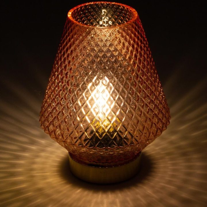 Emò Italia Lampada Marrakech vetro cipria 16,6 cm