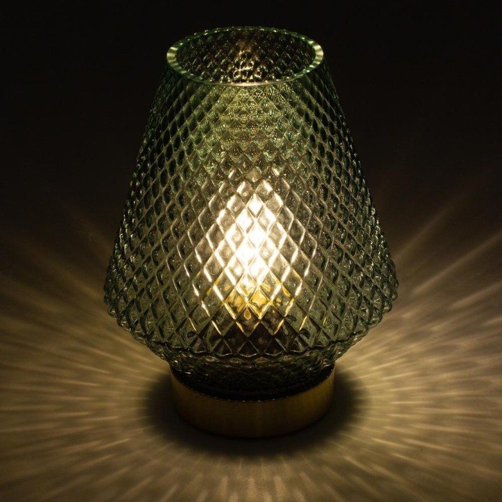 Emò Italia Lampada Marrakech vetro verde 16,6 cm