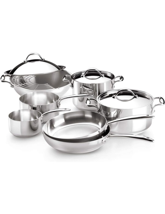 Wok con coperchio e griglia  cm 36