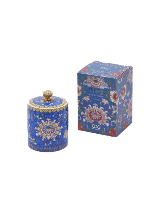 Candela Ming Profumata Black Cedar h10 cm | EDG Enzo De Gasperi