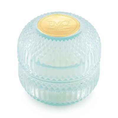 Candela Profumata in Vetro Inciso Celeste Opulence Emò...